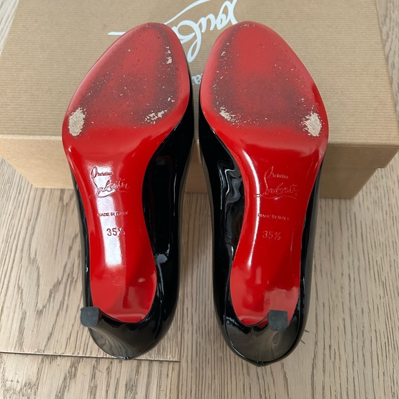 Christian Louboutin Simple Pump 85mm Patent Calf in Black - Picture 5 of 13